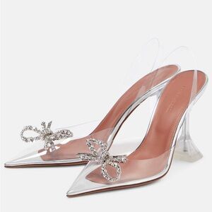 AMINA MUADDI
Rosie embellished PVC pumps